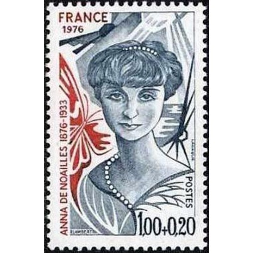 France Yvert Num 1898 ** Anna de Noailles  1976