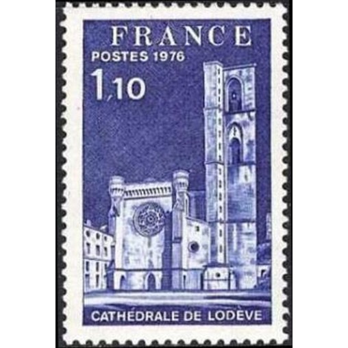 France Yvert Num 1902 ** Cathedrale Lodeve  1976