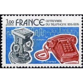 France Yvert Num 1905 ** Telephone  1976