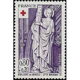 France Yvert Num 1910 ** Croix Rouge  1976