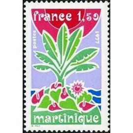 France Yvert Num 1915 ** Martinique  1977
