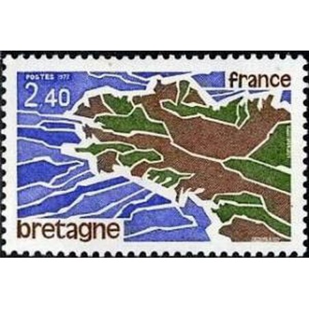France Yvert Num 1917 ** Bretagne  1977