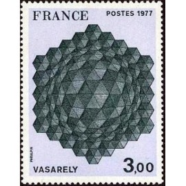 France Yvert Num 1924 ** Tableau Vasarely  1977