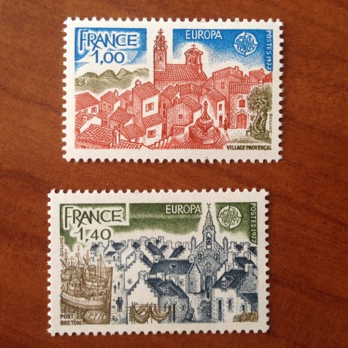 France Yvert Num 1928-1929 ** Europa   1977