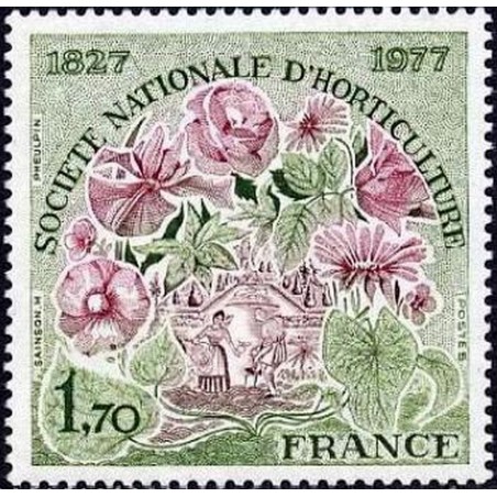 France Yvert Num 1930 ** Horticulture  1977