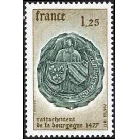 France Yvert Num 1944 ** Bourgogne  1977