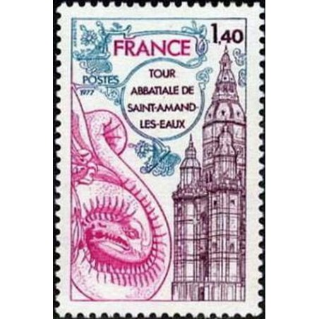 France Yvert Num 1948 ** St Amand les eaux  1977