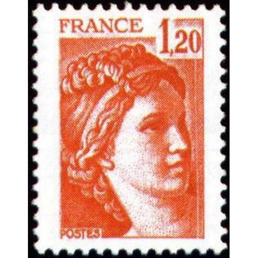France Yvert Num 1974 ** Sabine  1978