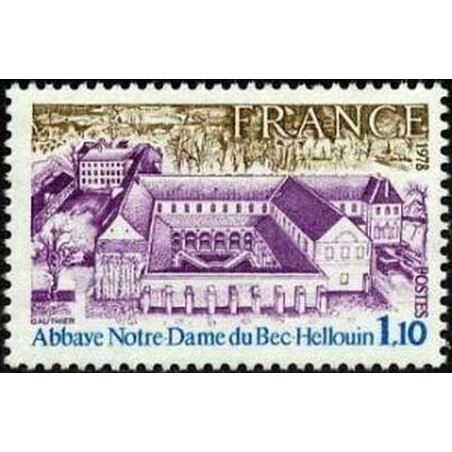 France Yvert Num 1999 ** Abbaye  1978