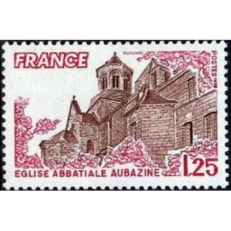 France Yvert Num 2001 ** Eglise aubazine  1978