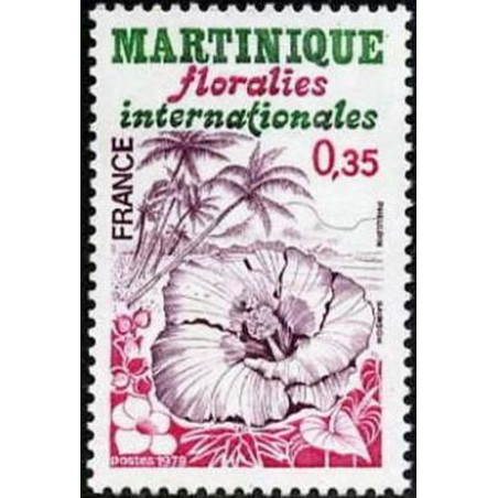 France Yvert Num 2035 ** Floralies Martinique  1979