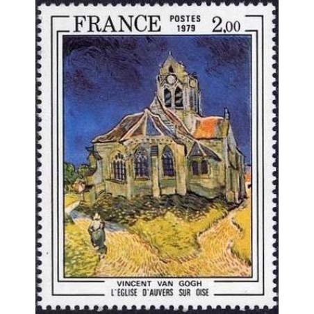 France Yvert Num 2054 ** Tableau Van Gogh  1979