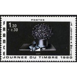France Yvert Num 2078 ** Journee du timbre  1980