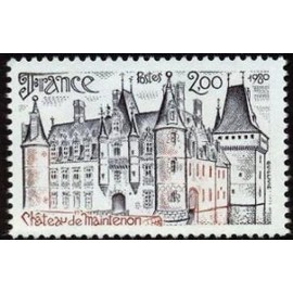 France Yvert Num 2082 ** Château de Maintenon  1980