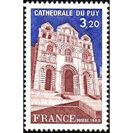 France Yvert Num 2084 ** Cathedrale du Puy  1980