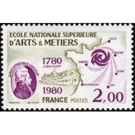 France Yvert Num 2087 ** Arts et Metiers  1980