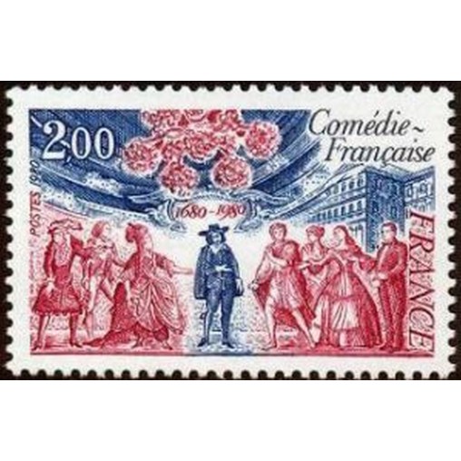 France Yvert Num 2106 ** Comedie Française  1980