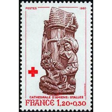 France Yvert Num 2116 ** Croix Rouge  1980