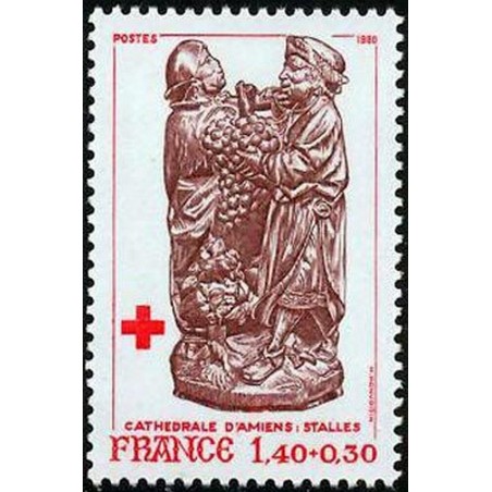 France Yvert Num 2117 ** Croix Rouge  1980