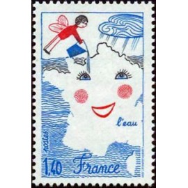 France Yvert Num 2125 ** Eau dessin  1981