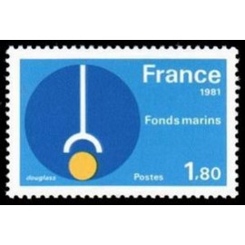 France Yvert Num 2129 ** Fond Marin  1981