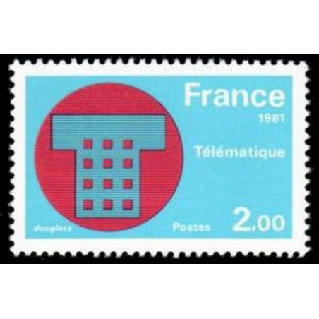 France Yvert Num 2130 ** telematique  1981