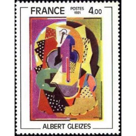 France Yvert Num 2137 ** tableaux  Gleizes  1981