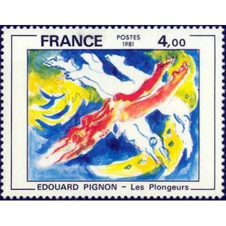 France Yvert Num 2168 ** tableaux  E Pignon  1981