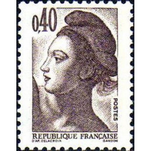 France Yvert Num 2183 ** Liberté 0,4 1982