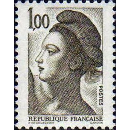 France Yvert Num 2185 ** Liberté 1f00 1982