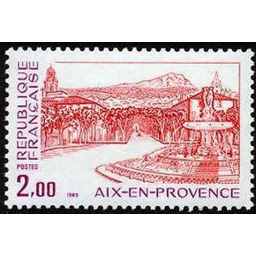 France Yvert Num 2194 ** Aix en Provence  1982