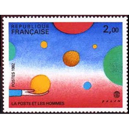 France Yvert Num 2199 ** tableaux  Folon  1982