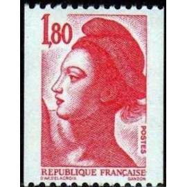 France Yvert Num 2223 ** roulette Liberté 1f80 1982