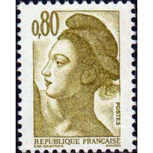 France Yvert Num 2241 ** Liberté 0,8 1982