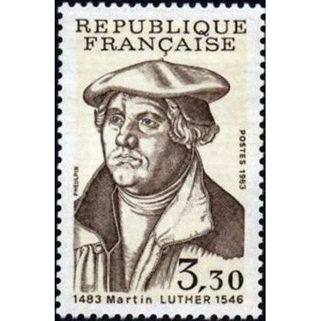 France Yvert Num 2256 ** Martin Luther  1983