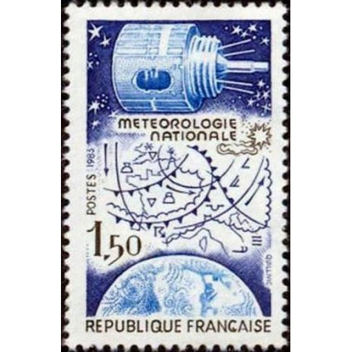 France Yvert Num 2292 ** Meteo  1983