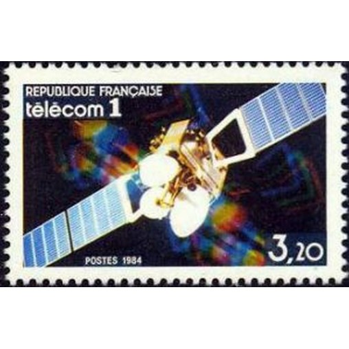 France Yvert Num 2333 ** Satellite  1984