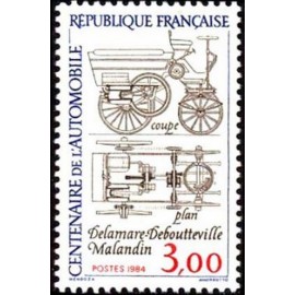 France Yvert Num 2341 ** Automobile  1984