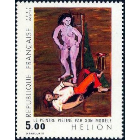 France Yvert Num 2343 ** tableaux Helion  1984