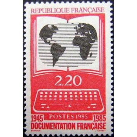 France Yvert Num 2391 ** Ordinateur  1985