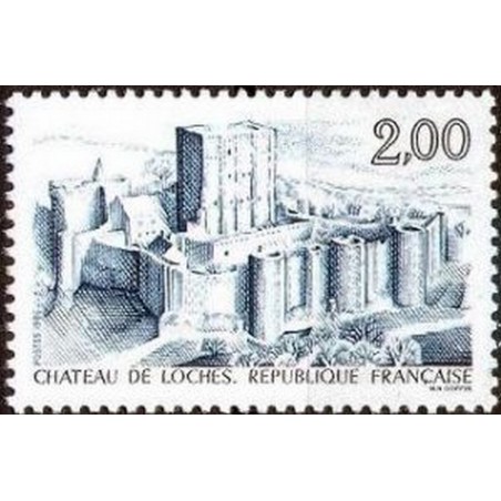 France Yvert Num 2402 ** Château de Loches  1986