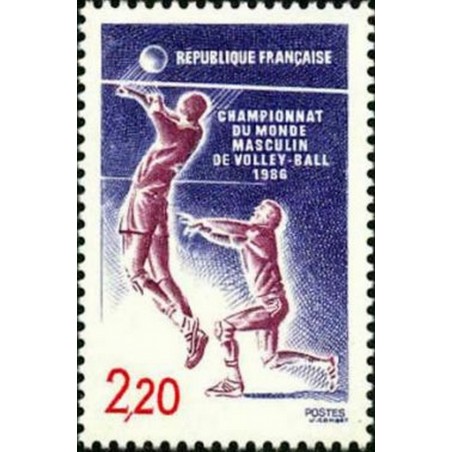 France Yvert Num 2420 ** Volley  1986