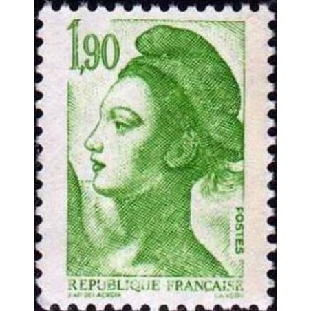 France Yvert Num 2424 ** Liberté 1f90 1986