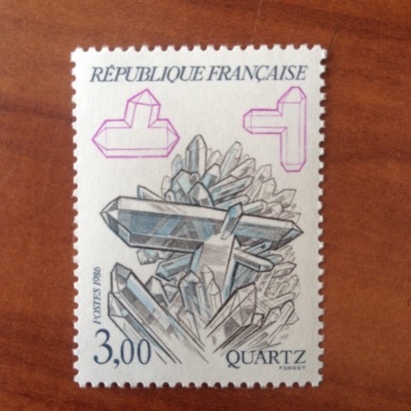France Yvert Num 2430 ** Mineraux  1986