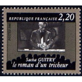 France Yvert Num 2435 ** Sacha Guitry  1986