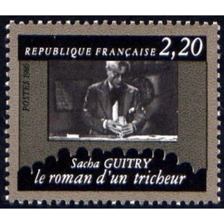 France Yvert Num 2435 ** Sacha Guitry  1986