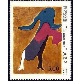 France Yvert Num 2447 ** tableau  Jean Arp  1986