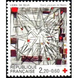 France Yvert Num 2449 ** Croix Rouge   1986