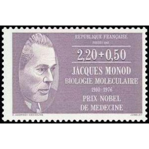 France Yvert Num 2459 ** Jacques Monod  1987