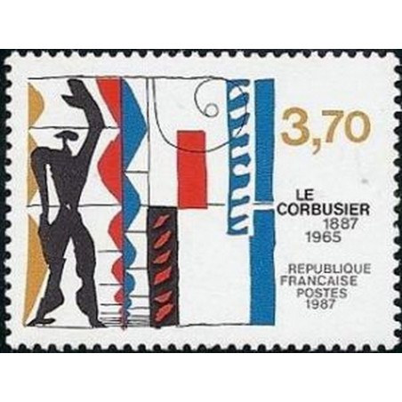 France Yvert Num 2470 ** Le Corbusier  1987